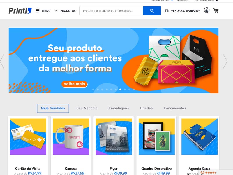 Imagem de referência do projeto Printi