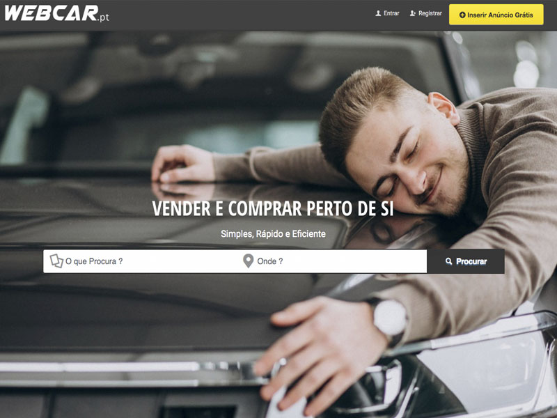 Página do projeto WebCar